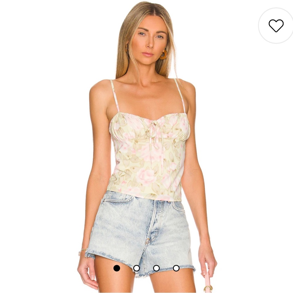 Revolve floral tank top NWT